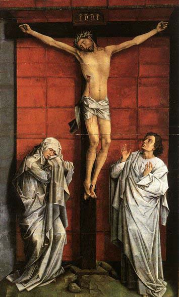 Christus on the Cross with Mary and St John